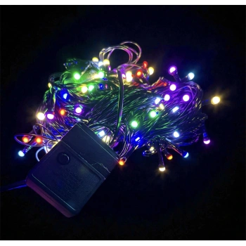 10m 100 Led Damla Uçlu Rgb Işık Siyah Kablo Mz-17-2