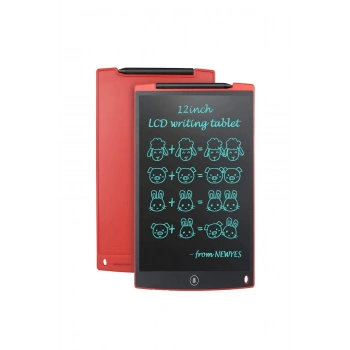 12 Inc Writing Lcd Grafik Dijital Kalemli Çizim Tableti Yazı Tahta Not Yazma Eğitim Tableti