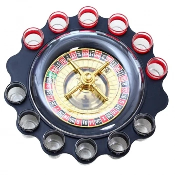 12li Shot Bardaklı Rulet Oyunu Siyah Alk2547