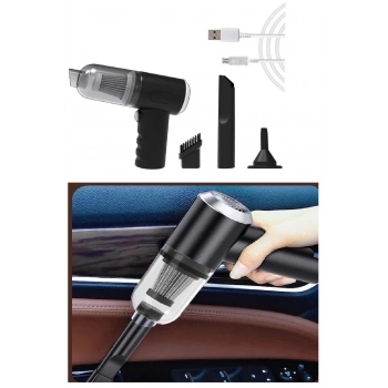 120 W Şarjlı El Süpürgesi Çekme – Üfleme Özellikli Ev Araba Klavye Süpürgesi (599)