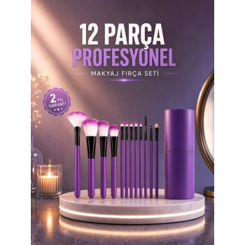 12’li Profesyonel Makyaj Fırça Seti Ultra Yumuşak Sen Kıllı