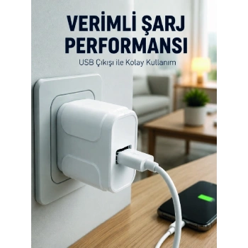 12w Usb Şarj Adaptörü Ev Ve Ofis Kullanımına Uygun