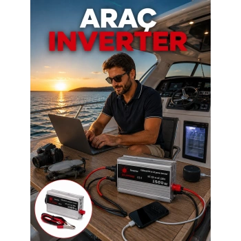 1500w Yüksek Güç Çıkışlı Araç Inverter
