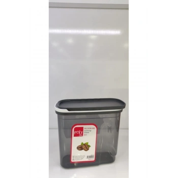 1.8 Litre Poly Erzak Saklama Kabı Kızaklı Kapakbnm0650 (599)