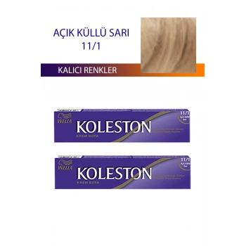 2 Adet Single Tüp Boya Saç Boyası Açık Küllü Sarı 11/1 (599)