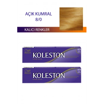 2 Adet Single Tüp Boya Saç Boyası Açık Kumral 8/0 (599)