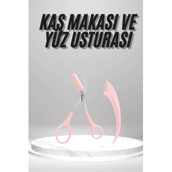 2li Kaş Bakım Seti Taraklı Kaş Makası Ve Kaş Usturası Kaş Şekillendirici