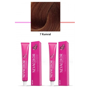 2 Li Set Premium 7 Kumral  Kalıcı Krem Saç Boyası 2 X 50 G Tüp (599)