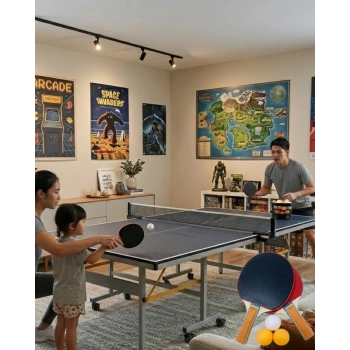 2 Raket 3 Top Masa Tenisi Seti Başlangıç Ve Eğlence İçin İdeal