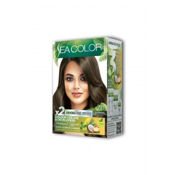 2 Tüp Krem Saç Boyası Seti Yoğun Küllü Kumral No:7.11 (599)