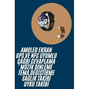 2025 Model Akıllı Saat Titreşimli Uyku Ve Sağlık Takibi Nfc Ve Gps Uyumlu