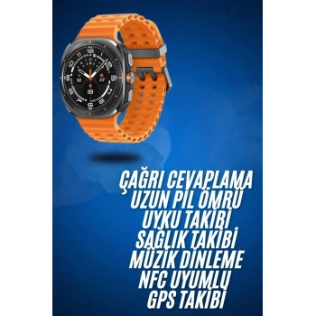 2025 Model Gelişmiş Özellikli Nabız Sensörlü Spor Takibi Yapabilen Titreşimli Saat