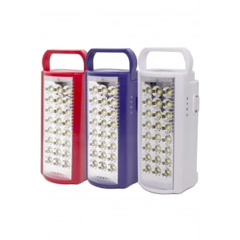 24 Büyük Ledli 80 Saat Yanan Powerbank Özellikli Akülü Led Işıldak