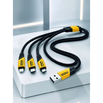 240w 3ü 1 Arada Hızlı Şarj Kablosu