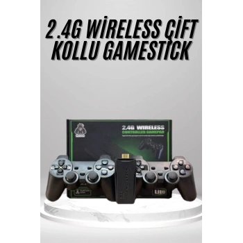 2.4g Uyumlu Kablosuz Çift Kol Atari Retro 20000 Oyun Game Stick