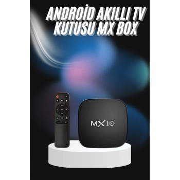 2.4g Wifi Tv Box Medya Oynatıcı Tv Uyumlu Mx Box Kutusu Android Tv