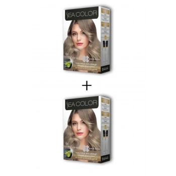 2X2 Tüp Krem Saç Boyası Seti Elmas Sarısı No:9.1 (599)