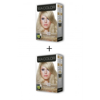 2X2 Tüp Krem Saç Boyası Seti Platin Sarısı No:0.1 (599)