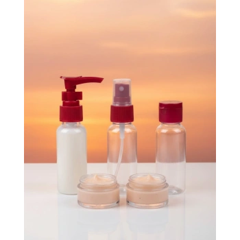 30 Ml 5’li Seyahat Banyo Şişe Seti Sızdırmaz Tasarım
