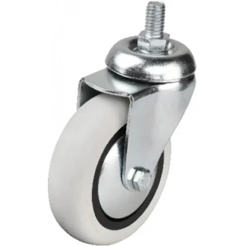 352 - 75x25 Mm Pvc Makaralı Vidalı Teker 4 Adet