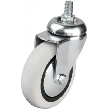 352 - 75x25 Mm Pvc Makaralı Vidalı Teker 4 Adet