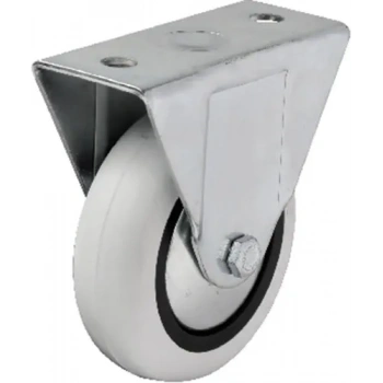 355 - 75x25 Mm Pvc Makaralı Sabit Teker 4 Adet