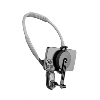 360 Derece Ayarlanabilir Boyun Askılı Manyetik Telefon Tutucu