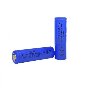 3.7V Liıon 14500 Aa  800 Mah 1C Şarjlı Pil (599)