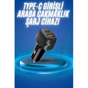 38w Oto Çakmaklık Araç Içi Şarj Cihazı Hızlı Şarj Uzun Ömürlü