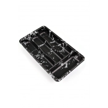 4 Gözlü Mermer Desenli Kaşıklık57081 (599)