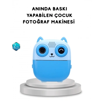 48mp Termal Baskılı Çocuk Dijital Kamera 1080p Video 2.4 Ekran 6x Zoom