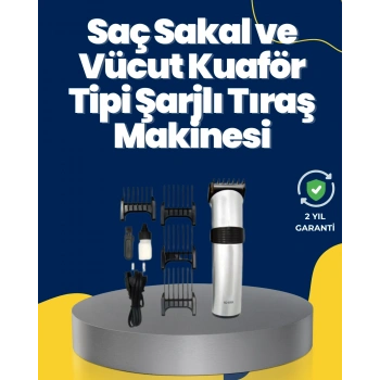 5 Farklı Kesim Tarağıyla Gelen Çok Amaçlı Tıraş Cihazı