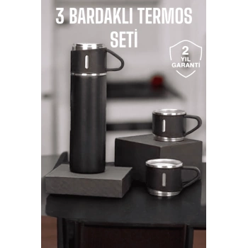 500 Ml Kapasiteli Taşınabilir Basınçlı Termos Seti Günlük Kullanım İçin İdeal