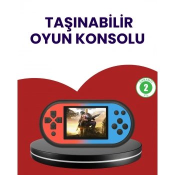520 Oyunlu El Oyun Konsolu Tv Bağlantılı Hd Lcd Ekranlı