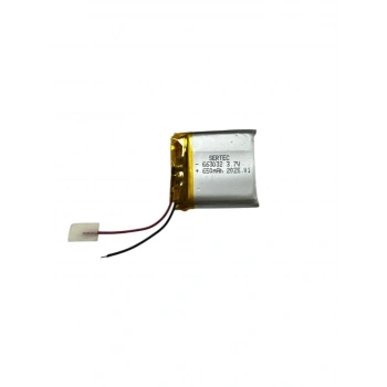 663032 3.7V 650Mah Lipolymer Pil Devreli/1.5A (599)