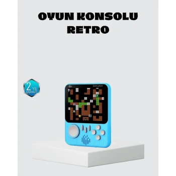 666 Oyunlu Retro Mini Oyun Konsolu – 3.5 Lcd Ekran Ve Çift Kişilik Oyun