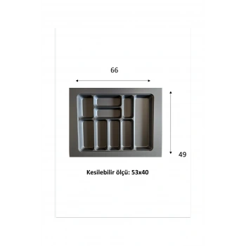 66X49 Eco Lüks Modüler Kaşıklık20356 (599)