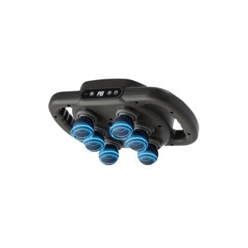 9 Kademeli Şarjlı Titreșimli Masaj Tabancası 6 Başlıklı / 25w 1800 Mah