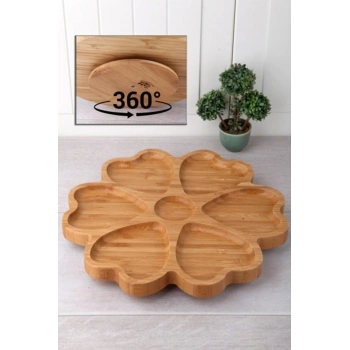 7 Bölmeli Dönerli Bambu Sunumbls Kds3030 (599)
