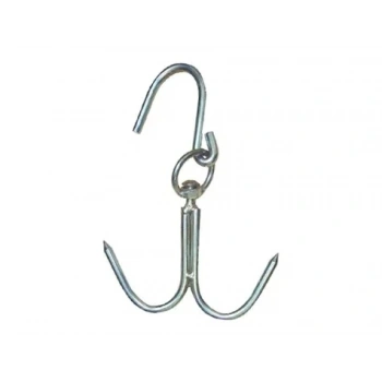 8 Mm Kasap Et Kancası - 239li Dönerli Set - Paslanmaz Çelik - Et İşleme - Hijyenik - Düzenli - Dayanıklı - Uzun Ömürlü