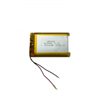 803450 3.7V 1500Mah Lipolymer Pil Devreli/1.5A (599)