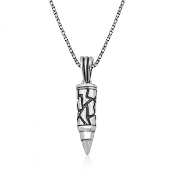 925 Ayar Gümüş Kurşun Erkek Gümüş Kolye T4387 (599599)