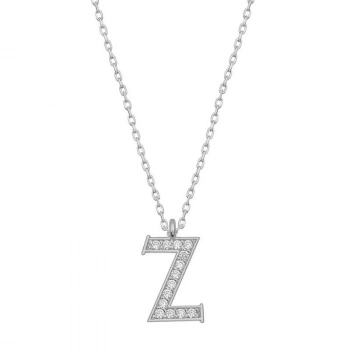 925 Ayar Gümüş Z Harfi Kadın Gümüş Kolye T6703 (599)