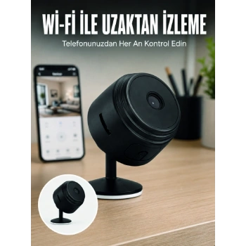 A9 Kablosuz Mini Ip Kamera Wi-fi Destekli Uzaktan İzleme Özellikli Hd Güvenlik Kamerası