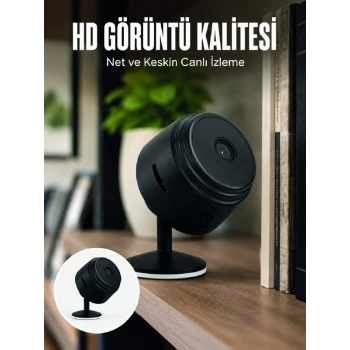 A9 Mini Wi-fi Güvenlik Kamerası Hd Gece Görüşlü Hareket Algılamalı Kablosuz Ip Kamera