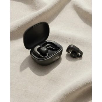 Açık Kulak Kablosuz Spor Kulaklık Dual Mikrofon Ve Led Gösterge