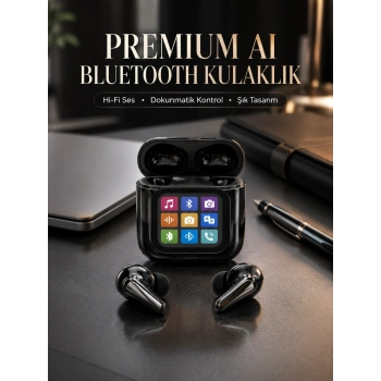 Aı Destekli Dokunmatik Ekranlı Kablosuz Bluetooth Kulaklık