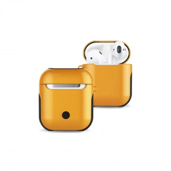 Airpods 2 (2.nesil) 3in1 Kılıf - Sarı