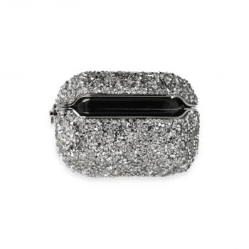 Airpods 3 (3.nesil) Mira Taşlı Kılıf - Gümüş