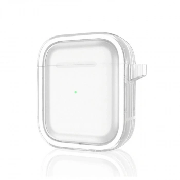 Airpods 4 (4.nesil) Shiny Şeffaf Kılıf - Beyaz